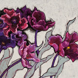 Ruffled Tulips by Shirley Novak. SKU 22150a. Archival Giclee Fine art print for wall decor.