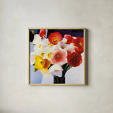 Shining by Shirley Novak. Shown in a natural wood glass frame for a timeless modern aesthetic. Available as an archival giclee rolled canvas, fine art paper, or poster print. SKU 90694a.