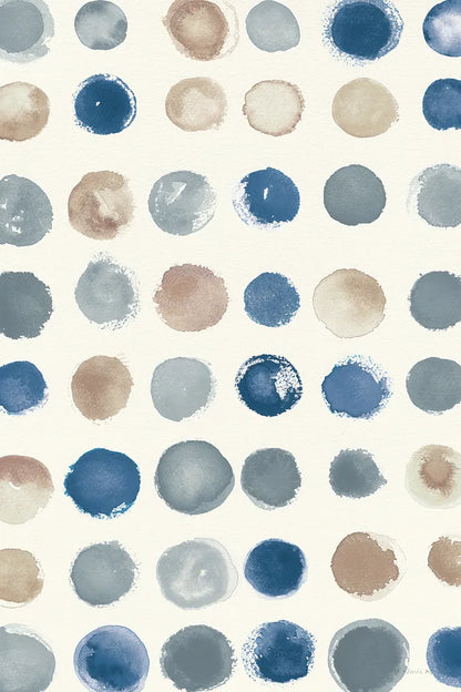 Spot of Rain Vallarta Blue Crop by Shirley Novak. SKU 79805h. Archival Giclee Fine art print for wall decor.