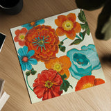 Spring Collage Vignette by Shirley Novak. Shown as a detailed flat fine art print, highlighting archival giclee quality. Available as an archival giclee rolled canvas, fine art paper, or poster print. SKU 20783a.
