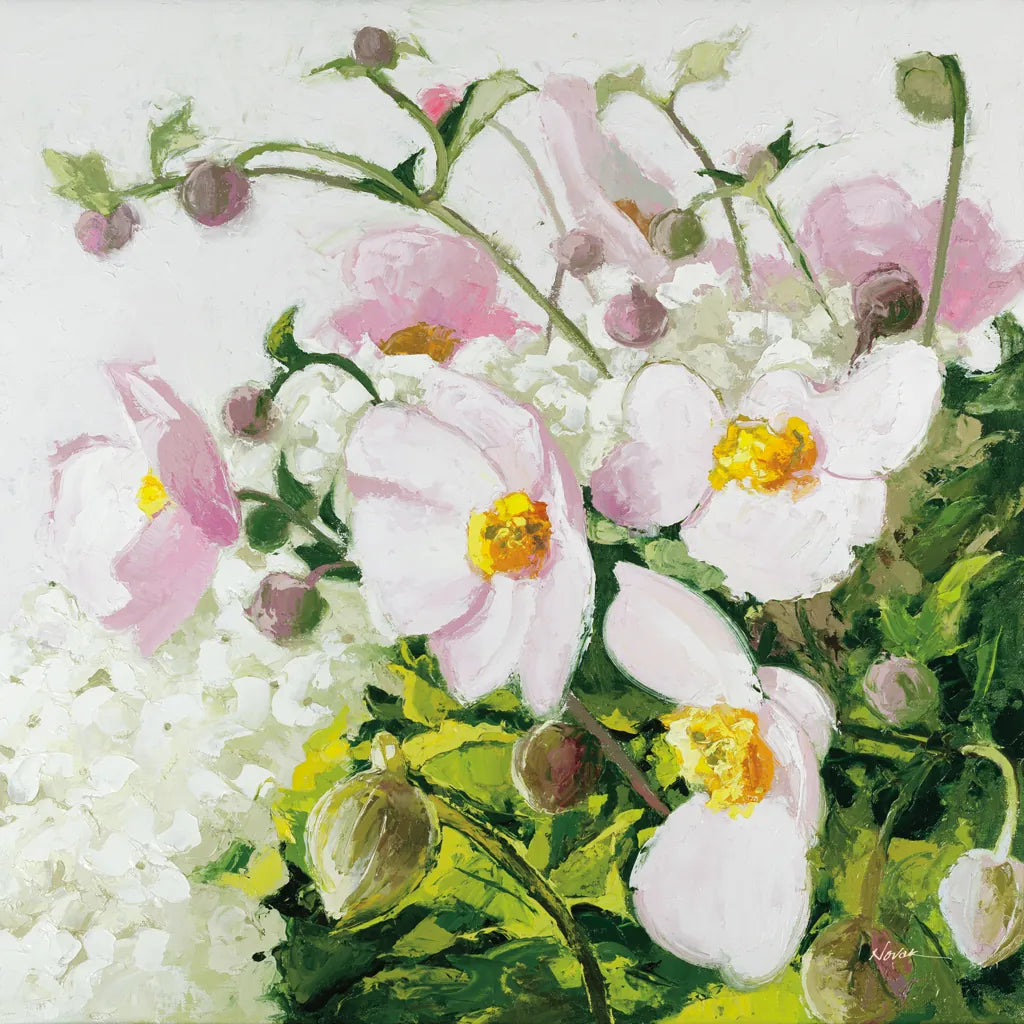 Summer Ends in Pink by Shirley Novak. SKU 91147a. Archival Giclee Fine art print for wall decor.