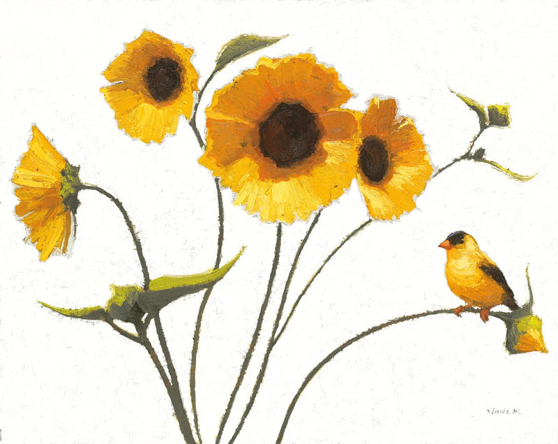 Sunny Flowers IV Light by Shirley Novak