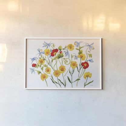 Swedish Dream by Shirley Novak. shown as a paper print in a white frame. Available as a archival giclee rolled canvas, fine art paper, or poster print. SKU 88686i.