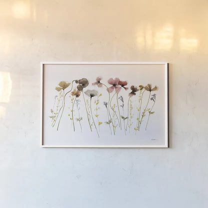 Sweet Spring by Shirley Novak. shown as a paper print in a white frame. Available as a archival giclee rolled canvas, fine art paper, or poster print. SKU 87867i.