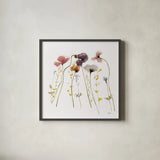Sweet Spring II by Shirley Novak. Shown in a sleek black glass frame for a contemporary gallery look. Available as an archival giclee rolled canvas, fine art paper, or poster print. SKU 96468a.