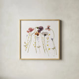 Sweet Spring II by Shirley Novak. Shown in a natural wood glass frame for a timeless modern aesthetic. Available as an archival giclee rolled canvas, fine art paper, or poster print. SKU 96468a.