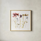 Sweet Spring III by Shirley Novak. Shown in a natural wood glass frame for a timeless modern aesthetic. Available as an archival giclee rolled canvas, fine art paper, or poster print. SKU 96469a.
