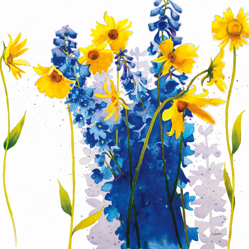 Tres Amigos by Shirley Novak. SKU 89139a. Archival Giclee Fine art print for wall decor.