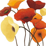 Up One on White Yellow by Shirley Novak. SKU 31323a. Archival Giclee Fine art print for wall decor.