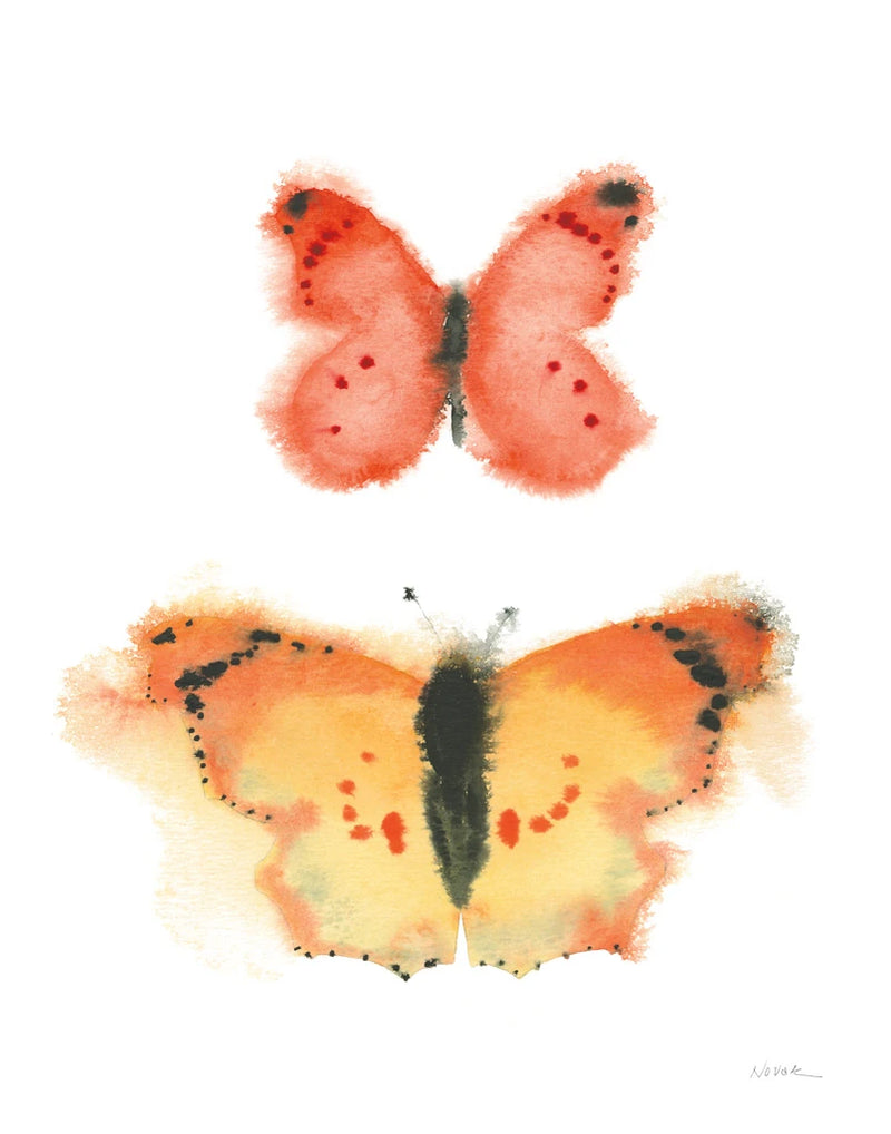 Watercolor Butterflies IV by Shirley Novak