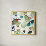 What if III by Shirley Novak. Shown in a natural wood glass frame for a timeless modern aesthetic. Available as an archival giclee rolled canvas, fine art paper, or poster print. SKU 15423a.