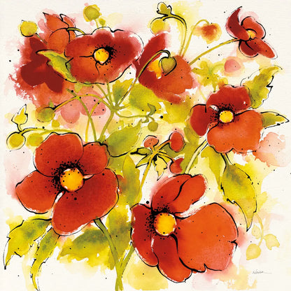 Wild Meadow I by Shirley Novak. SKU 30721a. Archival Giclee Fine art print for wall decor.