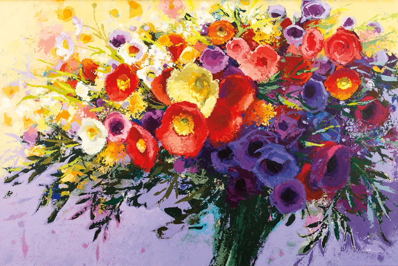 Wild and Flowery by Shirley Novak. SKU 89147i. Archival Giclee Fine art print for wall decor.