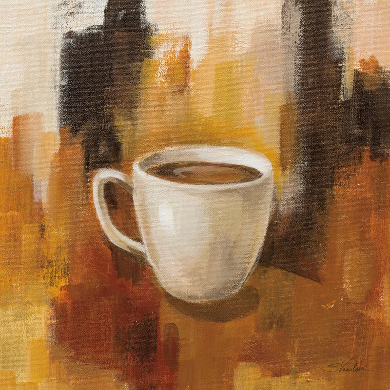 Abstract Coffee II by Silvia Vassileva. SKU 84275a. Archival Giclee Fine art print for wall decor.
