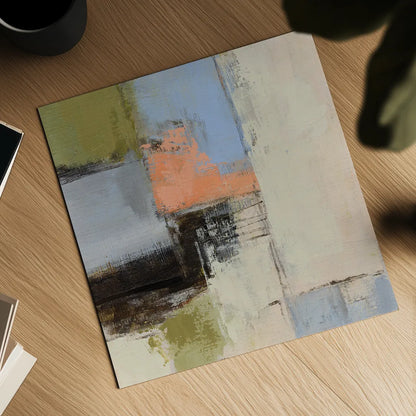 Abstract Fragments II by Silvia Vassileva. Shown as a detailed flat fine art print, highlighting archival giclee quality. Available as an archival giclee rolled canvas, fine art paper, or poster print. SKU 92005a.