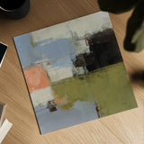 Abstract Fragments III by Silvia Vassileva. Shown as a detailed flat fine art print, highlighting archival giclee quality. Available as an archival giclee rolled canvas, fine art paper, or poster print. SKU 92006a.