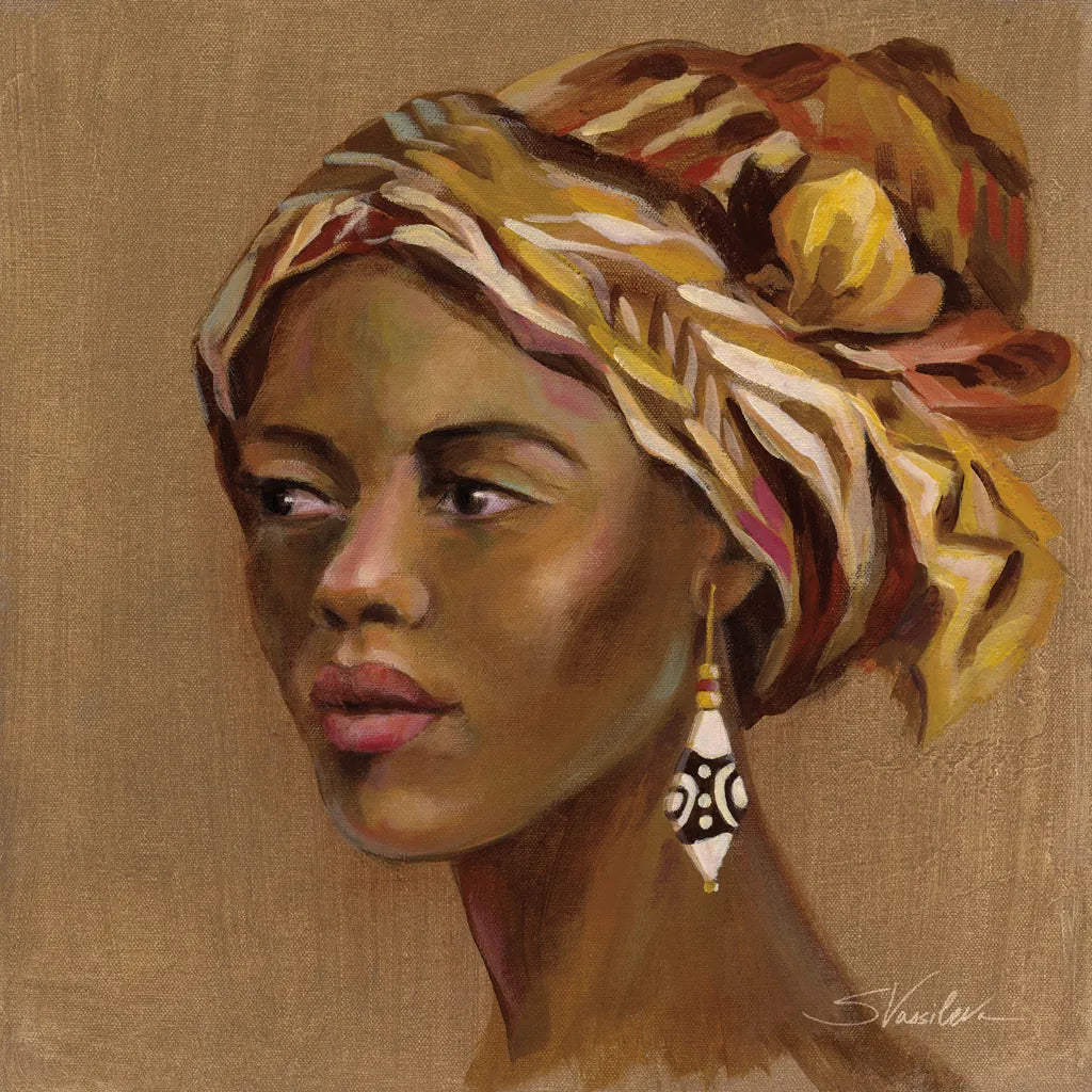 African Beauty II by Silvia Vassileva. SKU 70486a. Archival Giclee Fine art print for wall decor.