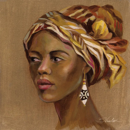 African Beauty II by Silvia Vassileva. SKU 70486a. Archival Giclee Fine art print for wall decor.