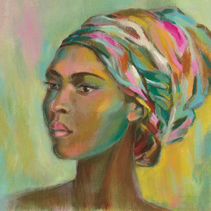 African Woman II by Silvia Vassileva. SKU 64161a. Archival Giclee Fine art print for wall decor.