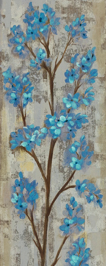 Almond Branch I Blue Crop by Silvia Vassileva