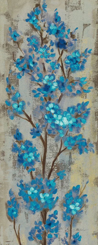 Almond Branch II Blue Crop by Silvia Vassileva