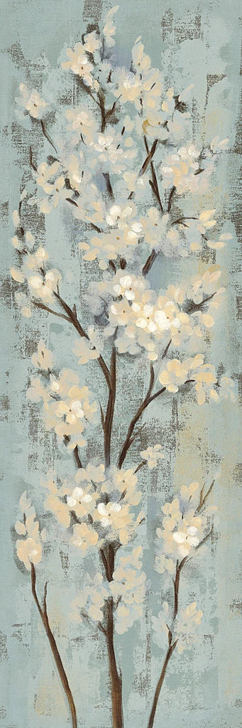 Almond Branch II on Light Blue by Silvia Vassileva