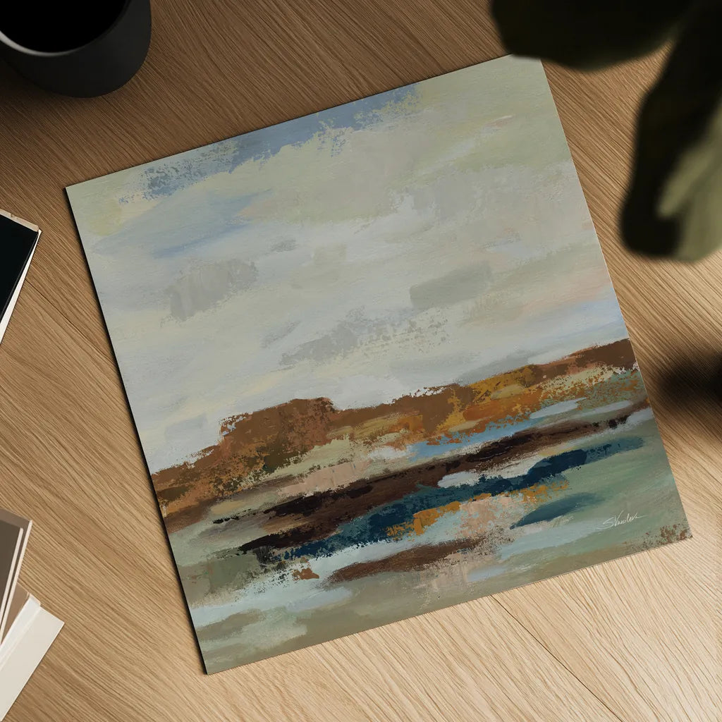 American West I by Silvia Vassileva. Shown as a detailed flat fine art print, highlighting archival giclee quality. Available as an archival giclee rolled canvas, fine art paper, or poster print. SKU 97916a.