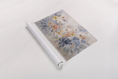 Among the April Flowers by Silvia Vassileva. shown as a rolled paper print. Available as archival giclee rolled canvas, fine art paper, or poster print. SKU 88696i.