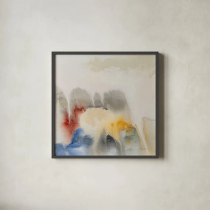 Ancient Ruins I by Silvia Vassileva. Shown in a sleek black glass frame for a contemporary gallery look. Available as an archival giclee rolled canvas, fine art paper, or poster print. SKU 87416a.