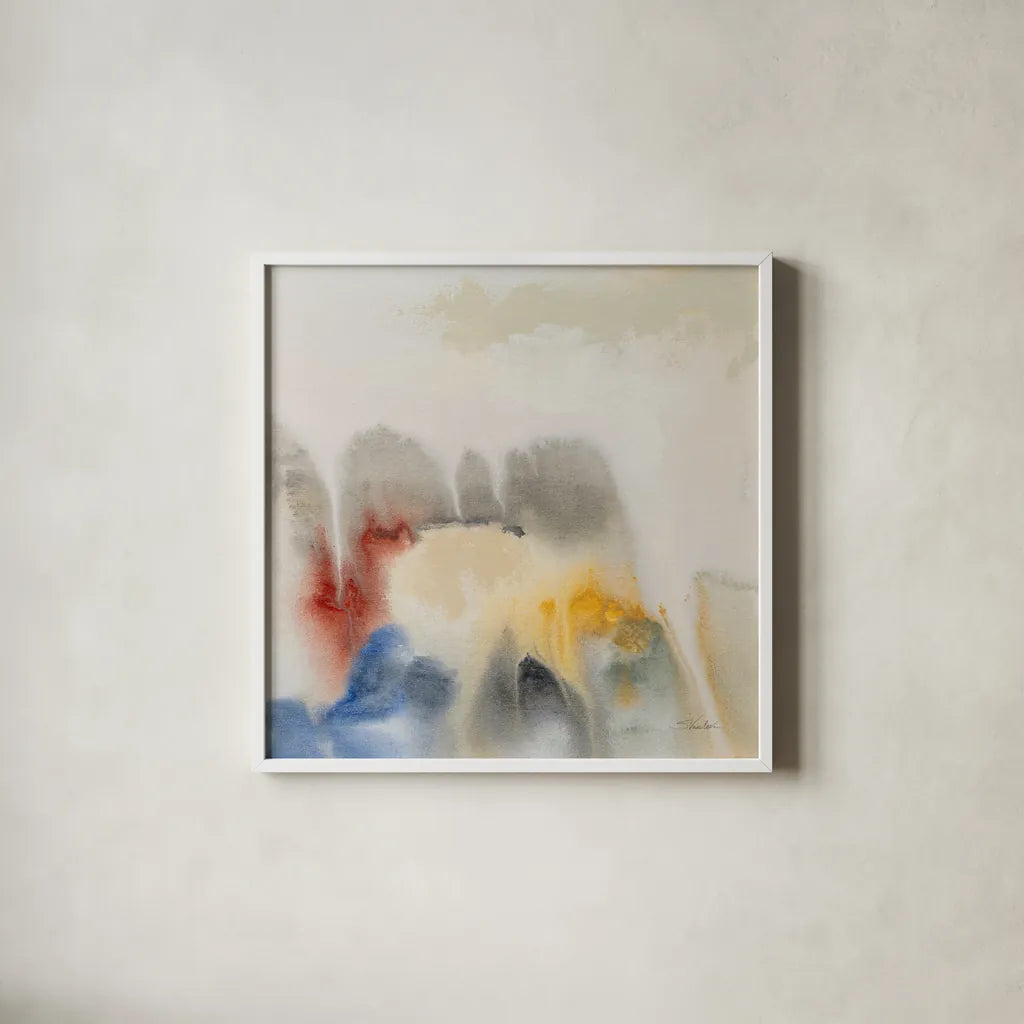 Ancient Ruins I by Silvia Vassileva. Shown in a crisp white glass frame for a clean and minimalist style. Available as an archival giclee rolled canvas, fine art paper, or poster print. SKU 87416a.