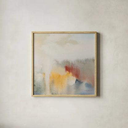 Ancient Ruins II by Silvia Vassileva. Shown in a natural wood glass frame for a timeless modern aesthetic. Available as an archival giclee rolled canvas, fine art paper, or poster print. SKU 87417a.