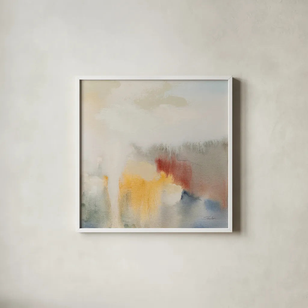 Ancient Ruins II by Silvia Vassileva. Shown in a crisp white glass frame for a clean and minimalist style. Available as an archival giclee rolled canvas, fine art paper, or poster print. SKU 87417a.