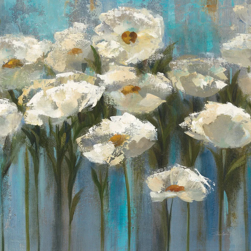 Anemones by the Lake Crop by Silvia Vassileva. SKU 1033a. Archival Giclee Fine art print for wall decor.