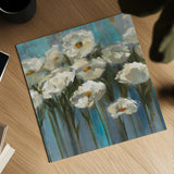 Anemones by the Lake Crop by Silvia Vassileva. Shown as a detailed flat fine art print, highlighting archival giclee quality. Available as an archival giclee rolled canvas, fine art paper, or poster print. SKU 1033a.