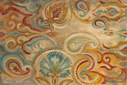 Antique Paisley by Silvia Vassileva. SKU 23756i. Archival Giclee Fine art print for wall decor.