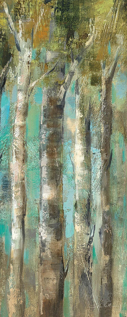 April Birch Forest Panel II by Silvia Vassileva