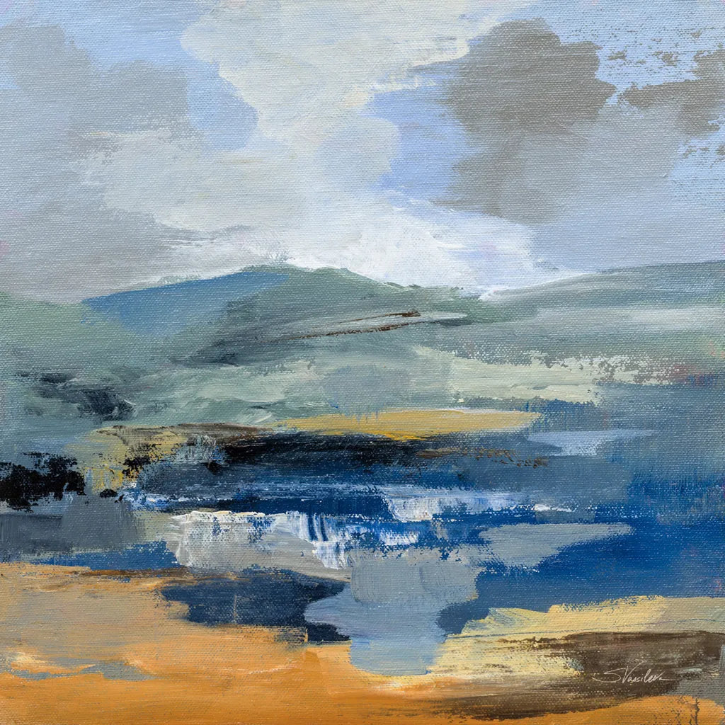 April Mountain River I by Silvia Vassileva. SKU 85385a. Archival Giclee Fine art print for wall decor.