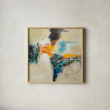 Aqueduct by Silvia Vassileva. Shown in a natural wood glass frame for a timeless modern aesthetic. Available as an archival giclee rolled canvas, fine art paper, or poster print. SKU 79891a.