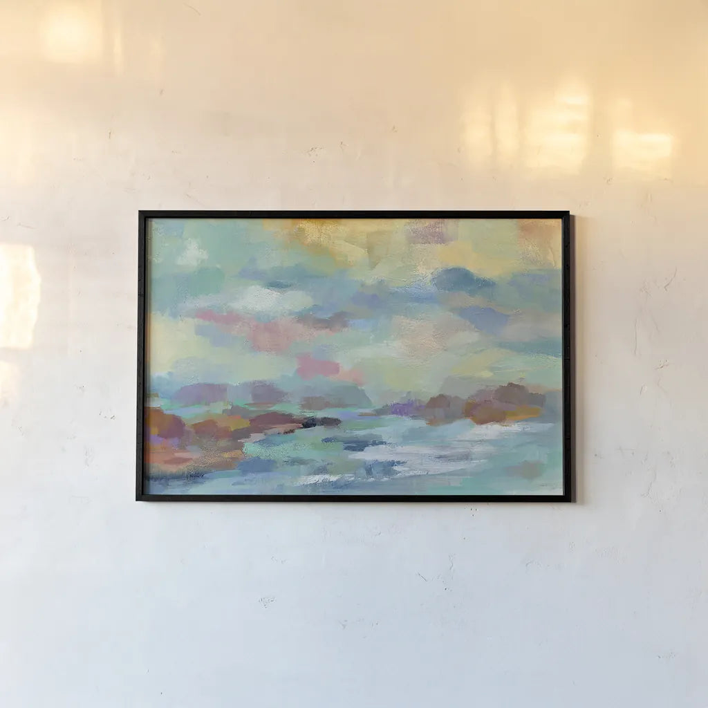 Archipelago Crop by Silvia Vassileva. shown as a paper print in a black flame. Available as a archival giclee rolled canvas, fine art paper, or poster print. SKU 21878i.