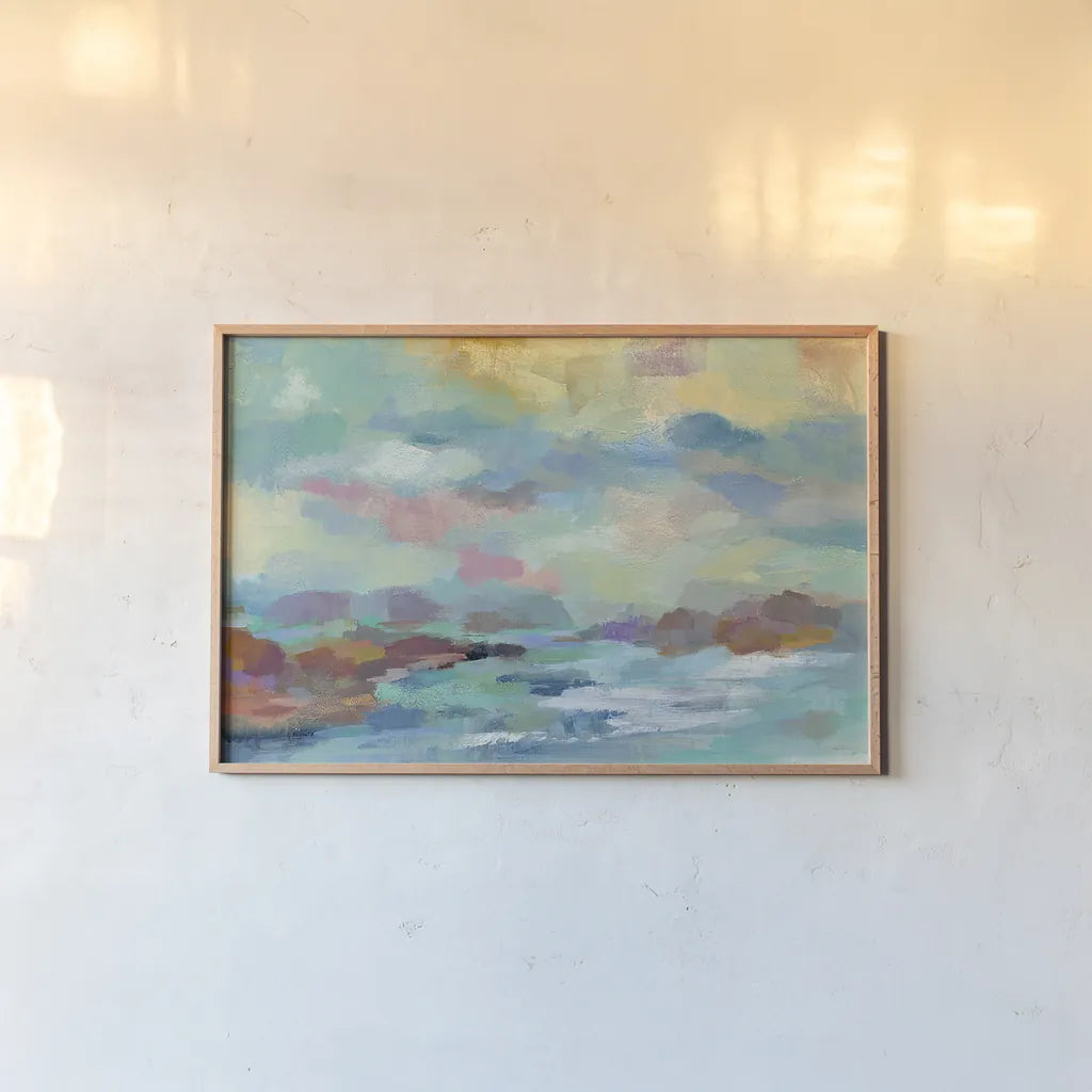 Archipelago Crop by Silvia Vassileva. shown as a paper print in a natural frame. Available as a archival giclee rolled canvas, fine art paper, or poster print. SKU 21878i.