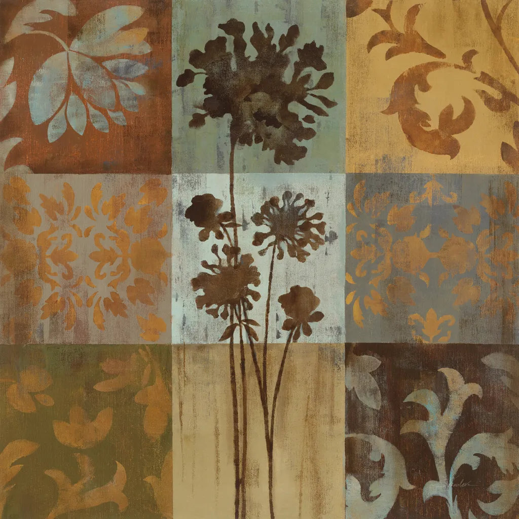 Arts and Crafts Tiles I by Silvia Vassileva. SKU 6522a. Archival Giclee Fine art print for wall decor.