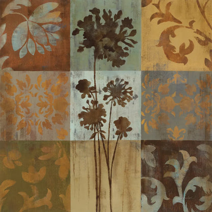 Arts and Crafts Tiles I by Silvia Vassileva. SKU 6522a. Archival Giclee Fine art print for wall decor.