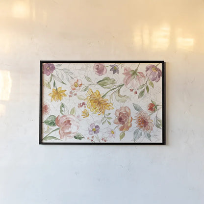 August Blooms IV by Silvia Vassileva. shown as a paper print in a black flame. Available as a archival giclee rolled canvas, fine art paper, or poster print. SKU 76229i.