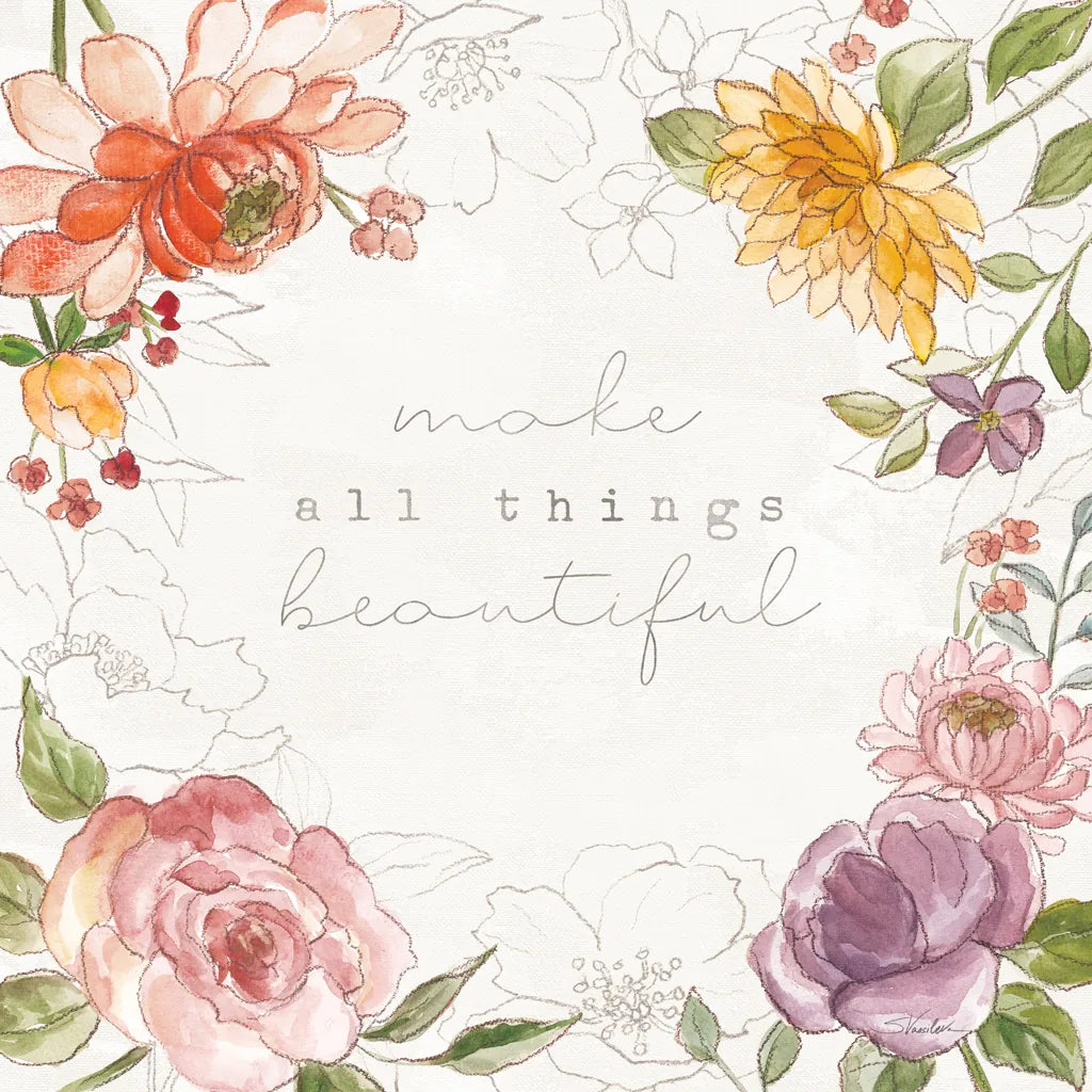 August Blooms IX by Silvia Vassileva. SKU 76234a. Archival Giclee Fine art print for wall decor.