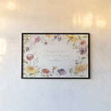 August Blooms VII by Silvia Vassileva. shown as a paper print in a black flame. Available as a archival giclee rolled canvas, fine art paper, or poster print. SKU 76232i.