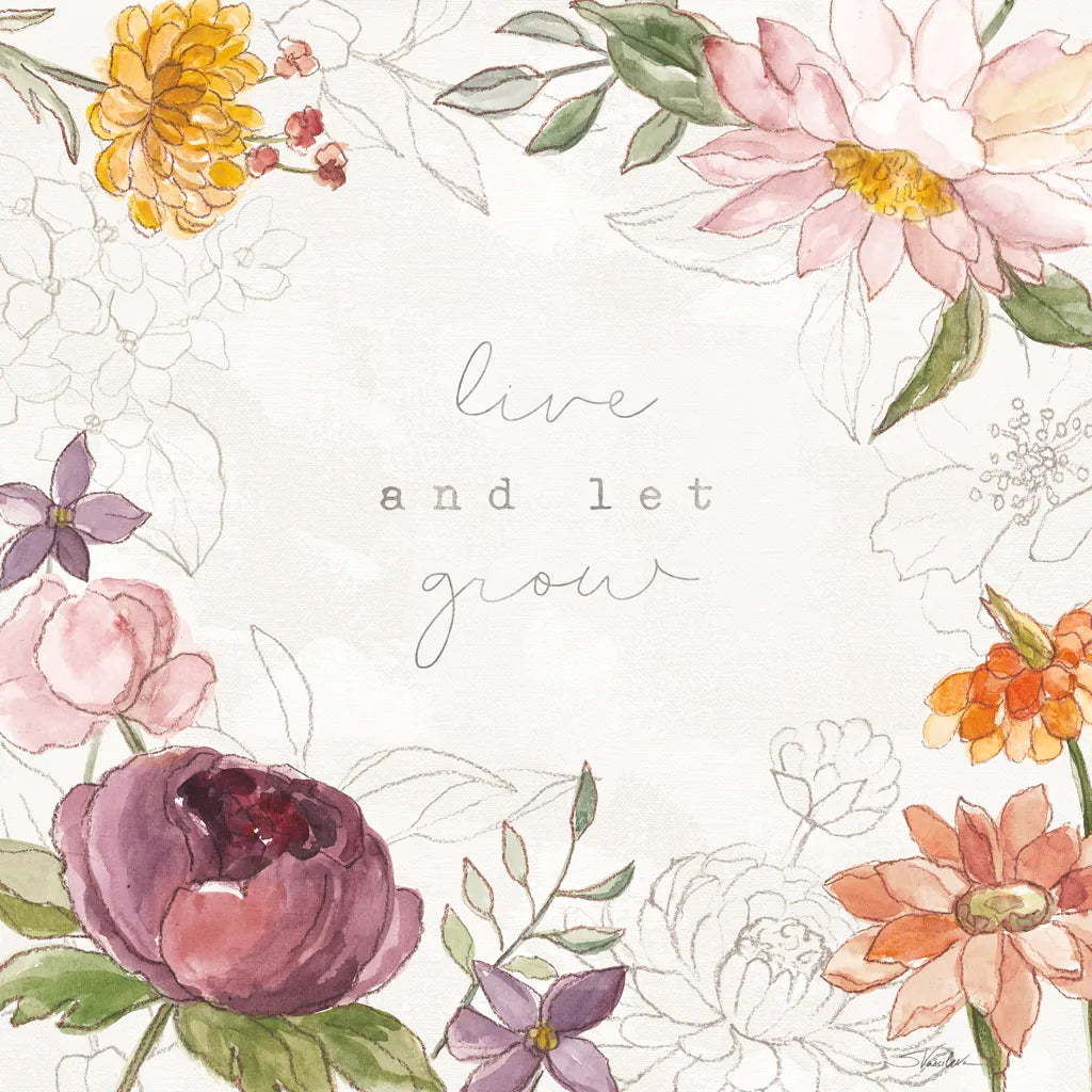 August Blooms VIII by Silvia Vassileva. SKU 76233a. Archival Giclee Fine art print for wall decor.