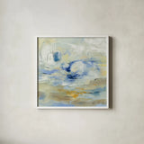 August Morning by Silvia Vassileva. Shown in a crisp white glass frame for a clean and minimalist style. Available as an archival giclee rolled canvas, fine art paper, or poster print. SKU 46904a.