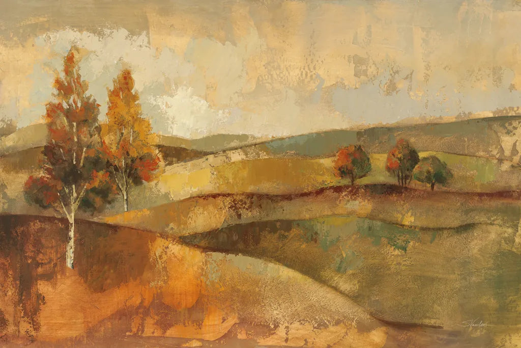Autumn Hills by Silvia Vassileva. SKU 3974i. Archival Giclee Fine art print for wall decor.