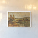 Autumn Hills by Silvia Vassileva. shown as a paper print in a white frame. Available as a archival giclee rolled canvas, fine art paper, or poster print. SKU 3974i.