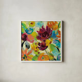 Autumn Joy II by Silvia Vassileva. Shown in a crisp white glass frame for a clean and minimalist style. Available as an archival giclee rolled canvas, fine art paper, or poster print. SKU 29243a.